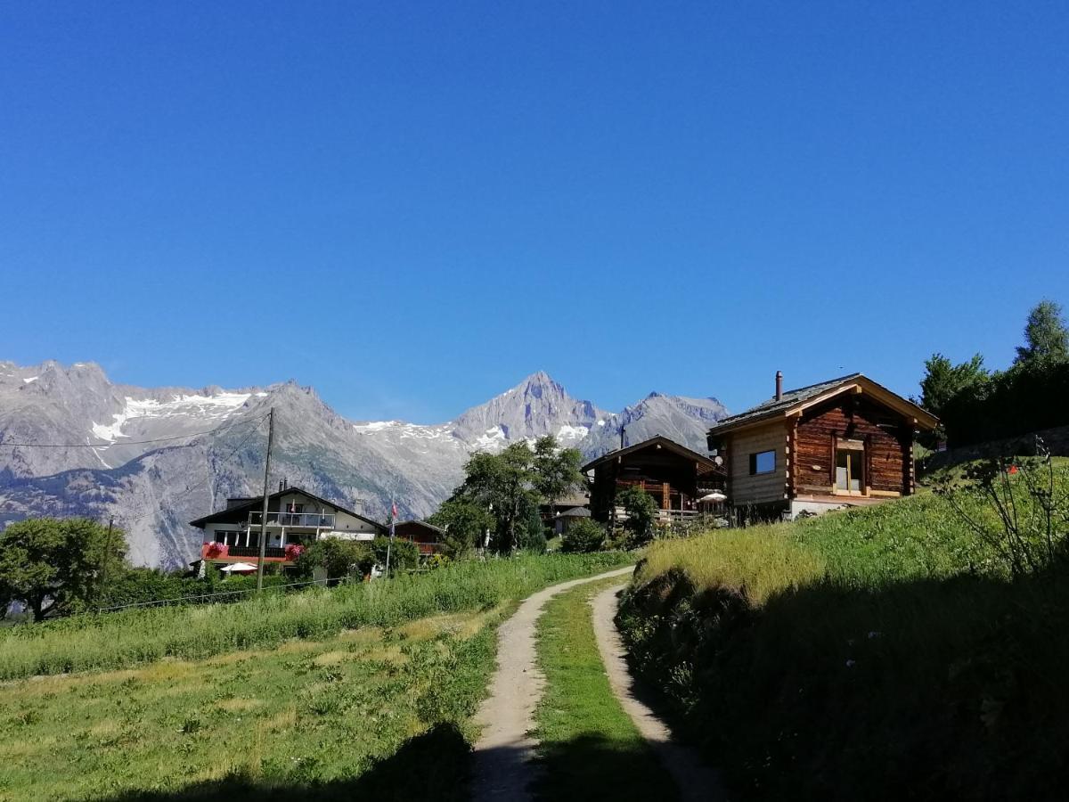 "Forno One" - Buerchen Moosalp Villa Bagian luar foto