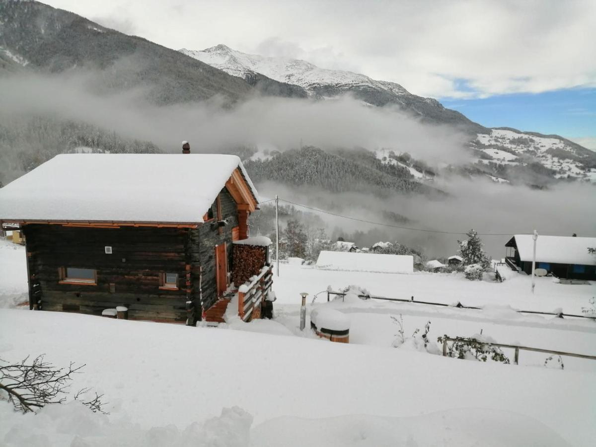 "Forno One" - Buerchen Moosalp Villa Bagian luar foto