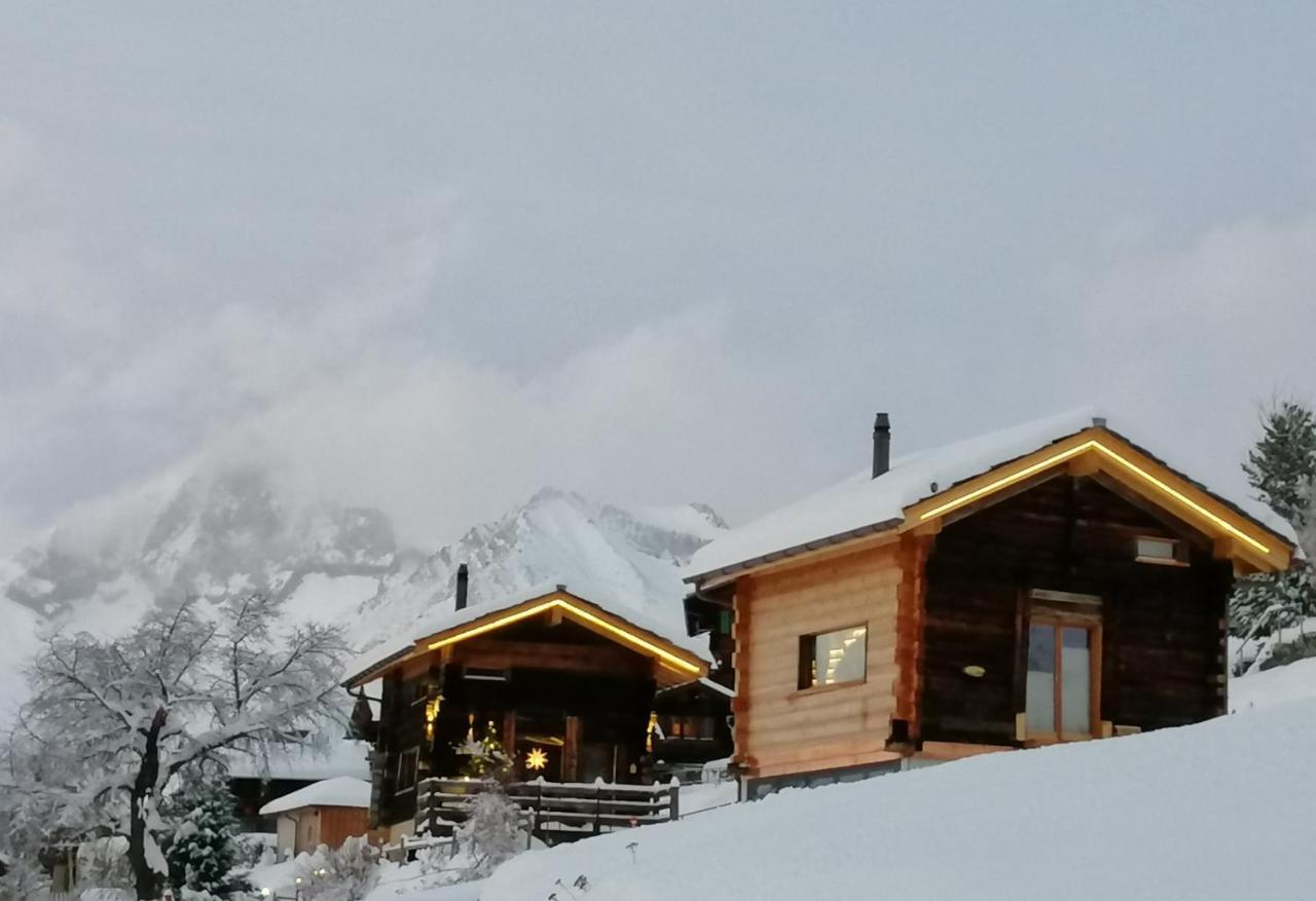 "Forno One" - Buerchen Moosalp Villa Bagian luar foto