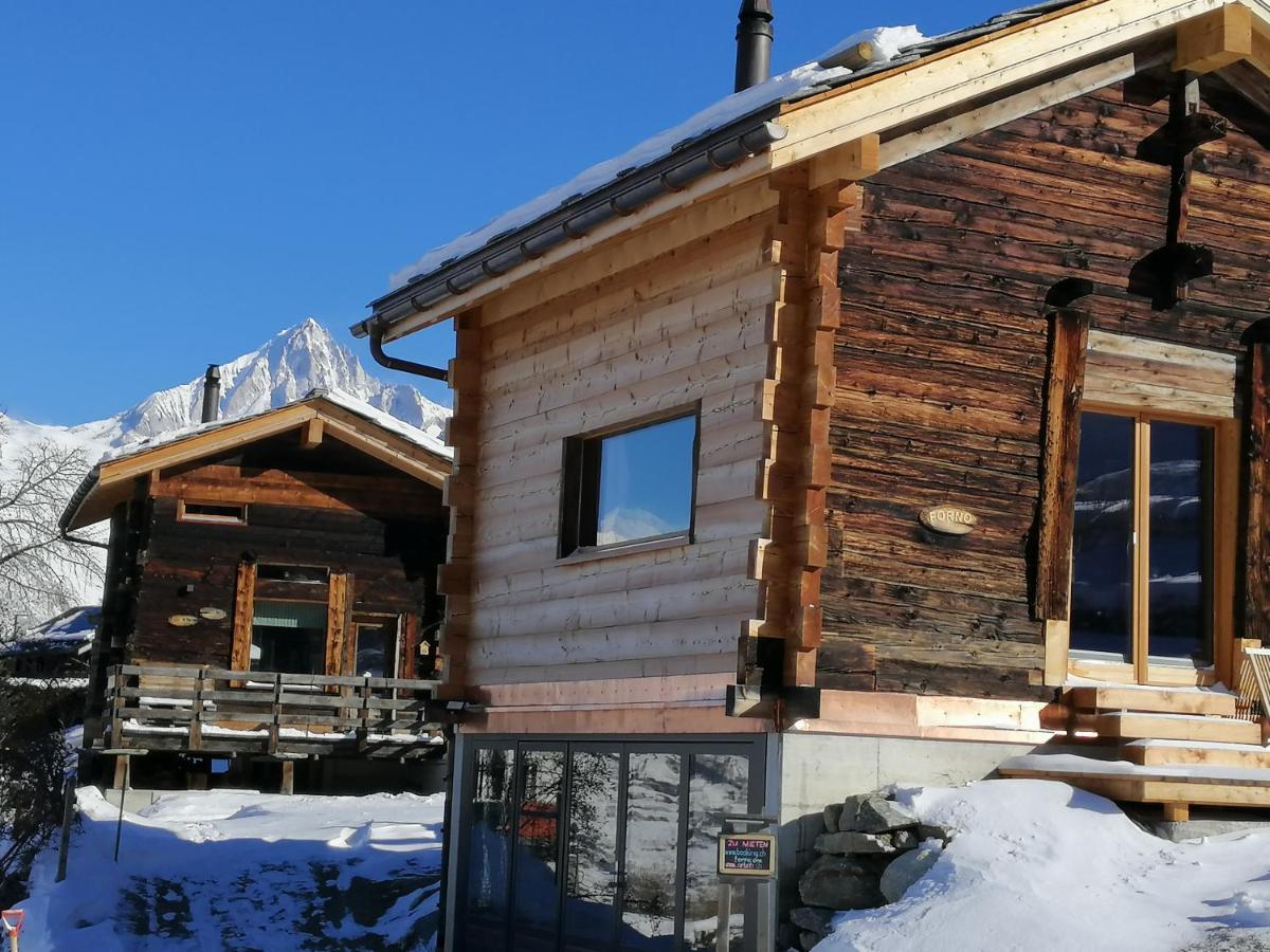 "Forno One" - Buerchen Moosalp Villa Bagian luar foto